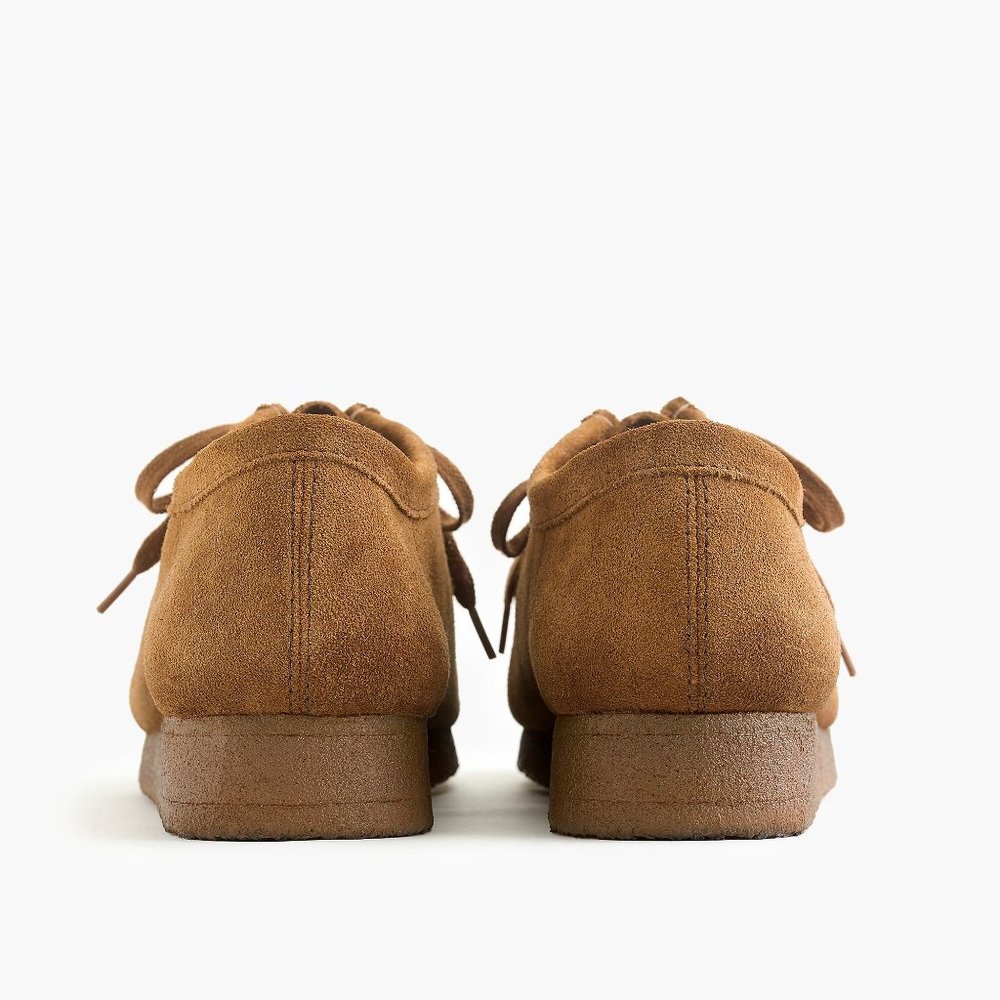 Clarks Originals Wallabee Shoes Cola Suede NEW - Picture 3 of 3